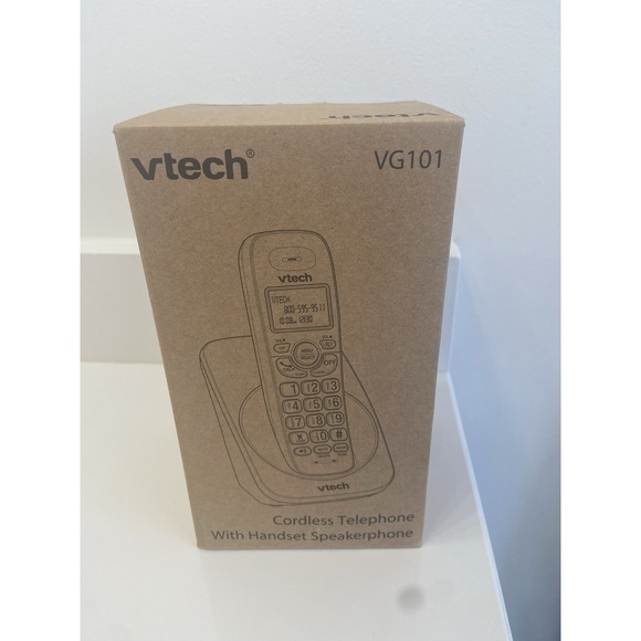 VTech VG101-11 DECT 6 Cordless Phone for Home,  Full Duplex Speakerphone New NIB - Picture 1 of 4